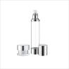 Buy cheap 50ml 60ml Clear Cylinder Round Airless Bottles With Aluminum Finish Treatment from wholesalers