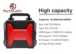 Solar panel portabler Solar generator 54000 mah 200WH AC DC output power supply