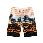 Oem Factory Manufacturer Custom Logo Knitted Beach Surf Shorts Hawaiian Style
