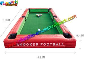 Wholesale Newly Inflatable Snooker Football Field , Soccer Snook Ball Sport Game With PVC from china suppliers