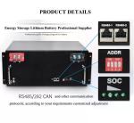Renewable BMS Lithium 150ah 48V Lifepo4 Battery Pack 6000 Deep Cycle