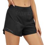 130gsm Wear Active Yoga Shorts Quick Dry Loose Fit Reflective Mesh