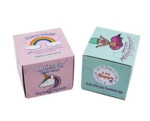 Wholesale Youfu Iridescent Cardboard Packaging Box Small Bath Bomb Product Foldable 1000PCS from china suppliers