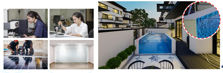 Detachable Design Prefabricated Swimming Pool with Easy Assembly and Density Material