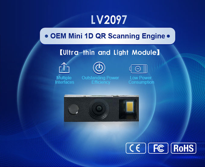 3mil Mini OEM 2D Barcode Scanner Module PDF417 Barcode Scan Engine