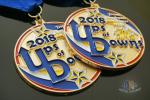 Awareness Walk Gold Sport Metal Award Medals Blue Ribbon Hockey And Racing