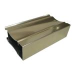 6063 OEM Customized 6m Machined Golden Polished Aluminium Profiles for Building