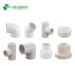 High Thickness PVC ASTM Sch40 Pipe Fittings Schedule 40 Tee for Water Supply