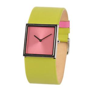 Wholesale Square Stainless Steel Watches Leather Band For Ladies , Quartz Hand Watch from china suppliers
