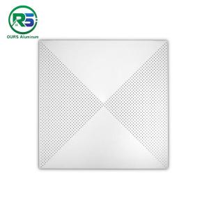 Wholesale Weather Resistant 0.8mm Decorative Perforated Clip In Metal Ceiling Tiles Aluminum from china suppliers