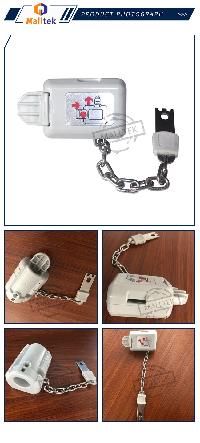 Plastic Customized Trolley Coin Lock For Supermarket