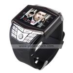 Ultra Thin 1.5 Inch Touchscreen Cell Phone Watch + MP3 Player (Quad Band)