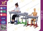 Economic Modern Standard School Table Chair Set For Single Student