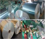 Golden / Blue / White Hydrophilic Aluminium Foil Excellent Coating Performance