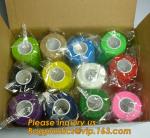 Medical Sport wrap vet elastic Cohesive Bandage,Nonwoven Printed Horse Pet Care