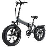 Shimano Fat Tire Electric Folding Bike 22mph Max Speed 14.5A