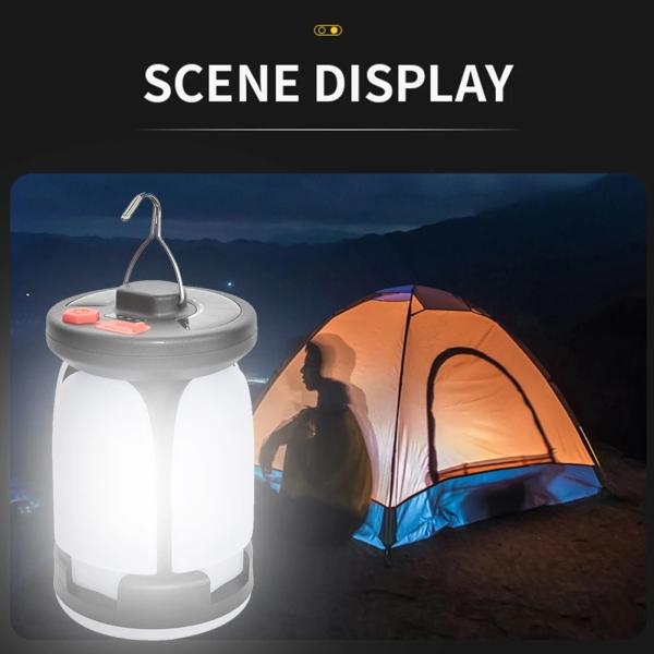 500lumens LED Rechargeable Camping Light Portable Emergency Bulb