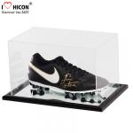Dustproof Custom Clear Acrylic Football Sneaker Shoes Display Case