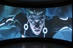 180 / 360 Degree Curved Projection Screen ,round projection screen high gain