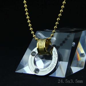 Wholesale Fashion High Quality Fashion Stainless Steel Round Shapped Necklace Pendant LPR279 from china suppliers