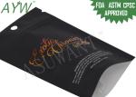 Edible Marijuana Stand Up Zipper Bags Metalized Inside Protection Barrier