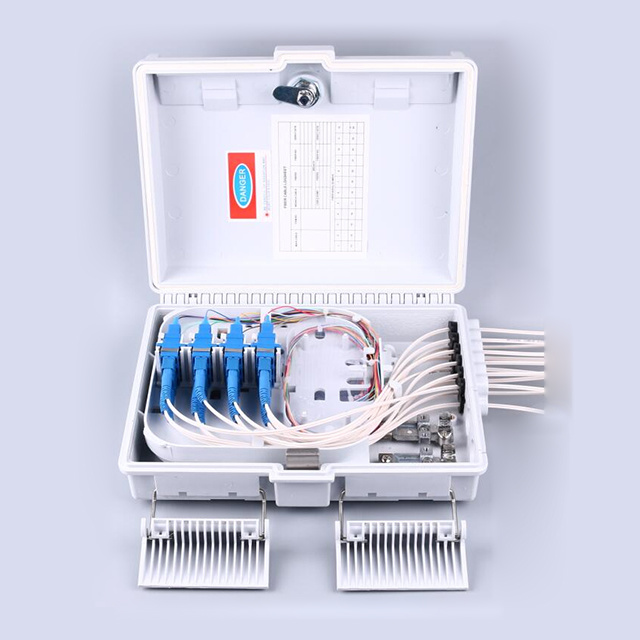 Custom Made 16 Cores FTTH Optical Fiber Termination Box Manufacturer
