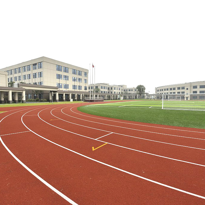 11mm Thickness SBR Reclaimed Rubber Jogging Track Non Pollution