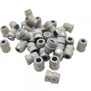 China Vacuum Brazed Taper Bead for Marble Stone Quarry Trimming Diamond Bead 11.0mm Wire Rope on sale
