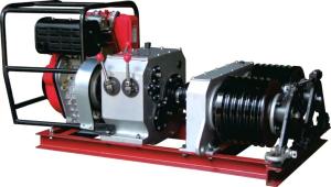 Wholesale 30 KN 5 T Double Drum Winches Conductor Transmission Line from china suppliers