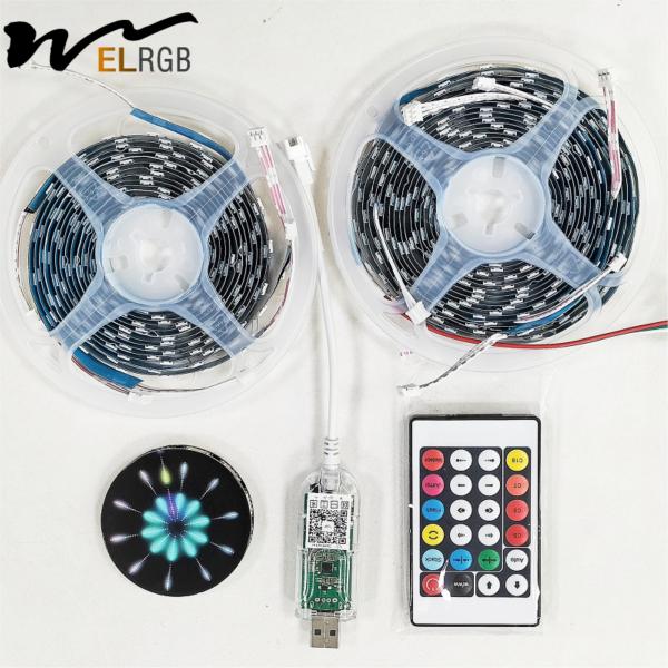 0.2 kg Fashion Color LED Music Voice Controlled Lights for Holiday Party Room