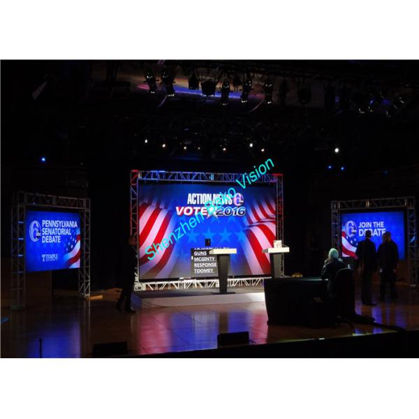 Full Color Hanging Rental LED Advertising Display 1400CD/Sqm