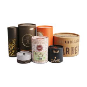 Wholesale Custimized Cylinder Cardboard Paper Packaging Box With Lid Candle Package from china suppliers