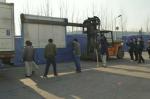 Forklift Truck Skewer Glass Handing Machine For Insulating Glass Production Line