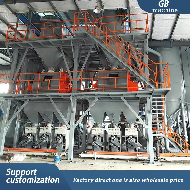 Dry Mortar Sand Mixing Machine Ceramic Tile Adhesive Leveling Coating Production