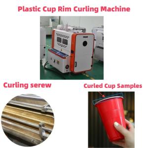 Wholesale Fully automatic Plastic cup rim curling machine from china suppliers