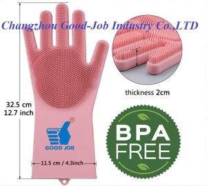 Wholesale Eco Friendly BPA Free Silicone Dishwashing Protective Work Gloves from china suppliers