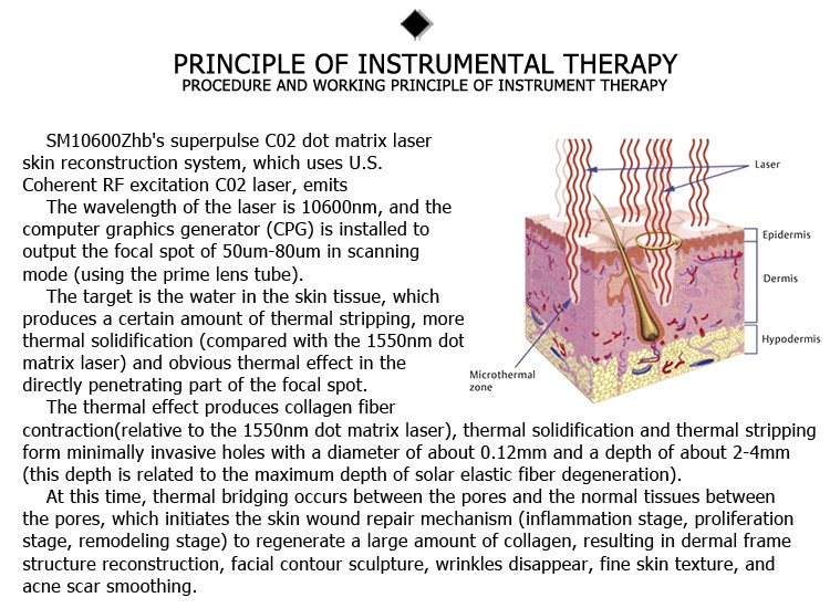 New design in 2021 carbon dioxide 7 hinge joint arm fractional co2 laser medical laser device