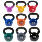 Fitness Gym Kettlebell 10 KG Vinyl Dipped Kettlebells For Core Workouts