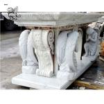BLVE Church Marble Altars Table Angel Statue Church Decoration Altar Religious