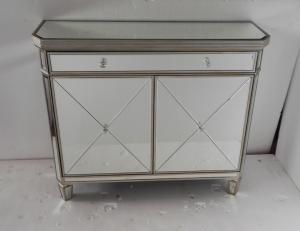 Wholesale Bedroom Mirror Furniture Set Classic / Fashionable Design Mirrored Side Table from china suppliers