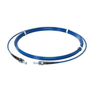 Wholesale FTTH PVC 3.0MM Single Mode G657A1 3M ST/UPC-ST/UPC Armored Fiber Optic Patch Cord from china suppliers