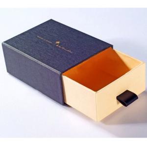 Wholesale Ribbon Rigid Cardboard Box Drawer Hot Stamping For Jewelry from china suppliers