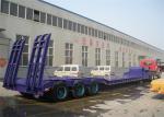 50T Gooseneck 3 Axle Low Bed Semi Trailer