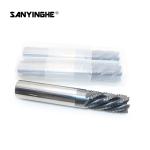 Tungsten Carbide CNC Roughing Milling Cutter HRC50 HRC55 6 Flutes End Mill 10mm