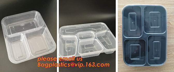 Premium Meal Prep Containers 3 Compartment BPA-FREE Food storage Microwavable Dishwasher Safe plastic Lunch bento box