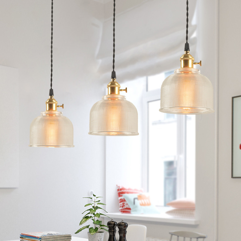 Glass cylinder pendant shade for Bar Coffee shop Restaurant Lighting Fixtures (WH-GP-25)