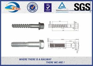 Wholesale Double Head Screw Spike Railway Sleeper Screws For Railroad Construction from china suppliers