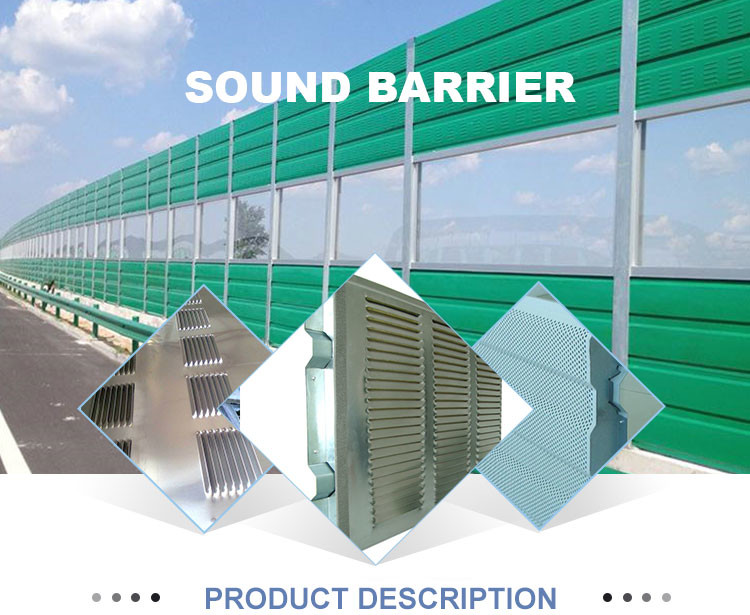Transparent Road Noise Sound Barrier Anti Sound Acoustic Noise Panel Fencing