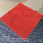 Anti Slip Epoxy Garage Floor Tiles Chemical Resistance Race Deck Tiles