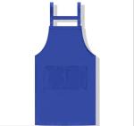 Promotion Blank Calico Aprons Non Woven Fixed Sewn Neck Strap Adjustable Buckle